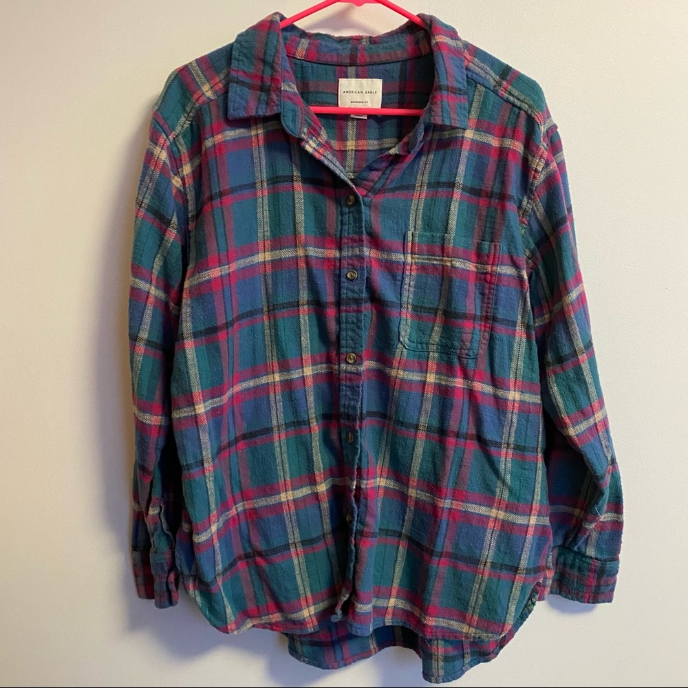 American Eagle Boyfriend Cut Flannel Super Soft
